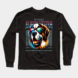 Bark Alert Saint Bernard Long Sleeve T-Shirt